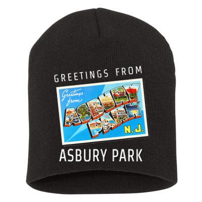 Asbury Park New Jersey Nj Travel Souvenir Gift Postcard Short Acrylic Beanie