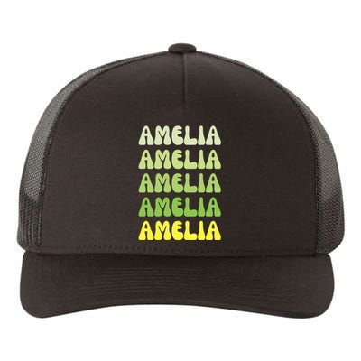 Amelia Personal Name Cute Gift Yupoong Adult 5-Panel Trucker Hat