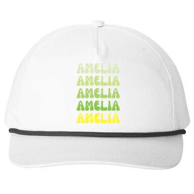 Amelia Personal Name Cute Gift Snapback Five-Panel Rope Hat