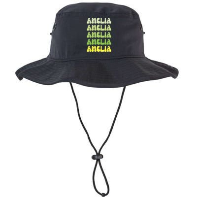 Amelia Personal Name Cute Gift Legacy Cool Fit Booney Bucket Hat