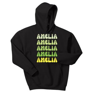 Amelia Personal Name Cute Gift Kids Hoodie