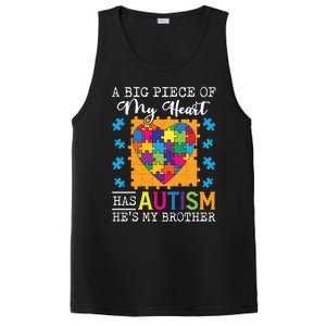 A Piece Of My Heart Has Autism My Brother Gift PosiCharge Competitor Tank