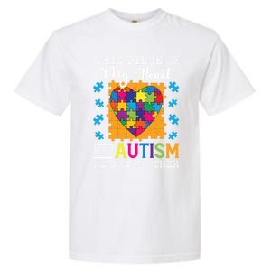 A Piece Of My Heart Has Autism My Brother Gift Garment-Dyed Heavyweight T-Shirt