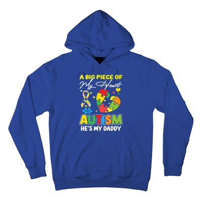 A Piece Of My Heart Has Autism My Daddy Gift Hoodie