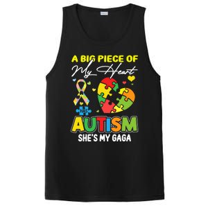 A Piece Of My Heart Has Autism My Gaga Great Gift PosiCharge Competitor Tank