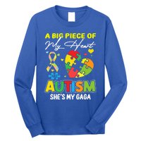 A Piece Of My Heart Has Autism My Gaga Great Gift Long Sleeve Shirt