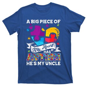 A Piece Of My Heart Has Autism My Uncle Gift T-Shirt