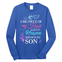 A Piece Of My Heart In Heaven And He Is My Son Gift Long Sleeve Shirt