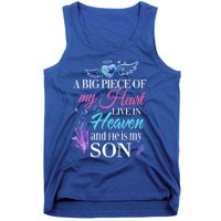 A Piece Of My Heart In Heaven And He Is My Son Gift Tank Top