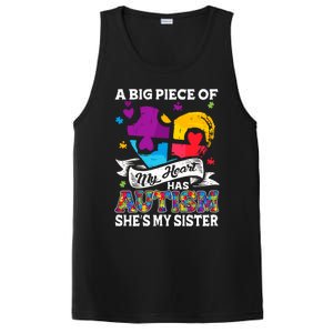 A Piece Of My Heart Has Autism My Sister Great Gift PosiCharge Competitor Tank