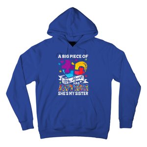 A Piece Of My Heart Has Autism My Sister Great Gift Hoodie