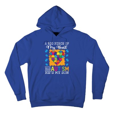 A Piece Of My Heart Has Autism My Son Gift Hoodie