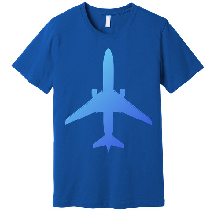 Airline Pilot Off Duty Jet Airplane Gift Premium T-Shirt