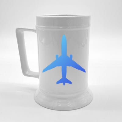 Airline Pilot Off Duty Jet Airplane Gift Beer Stein