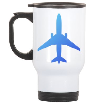 Airline Pilot Off Duty Jet Airplane Gift Stainless Steel Travel Mug