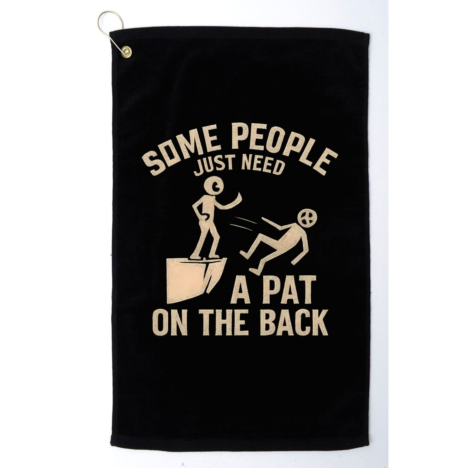 A Pat on the Back - Perfect for Father's Day Gifts Golf Towel