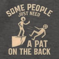 A Pat on the Back - Perfect for Father's Day Gifts Vector Backpack
