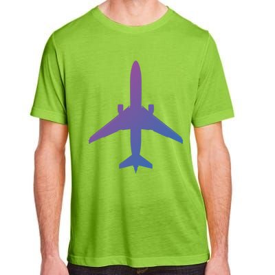 Airline Pilot Off Duty Jet Airplane Gift Adult ChromaSoft Performance T-Shirt