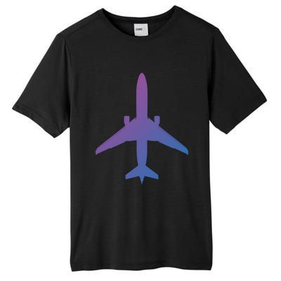 Airline Pilot Off Duty Jet Airplane Gift Tall Fusion ChromaSoft Performance T-Shirt