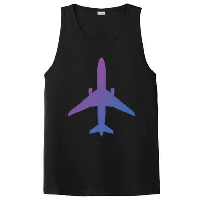 Airline Pilot Off Duty Jet Airplane Gift PosiCharge Competitor Tank