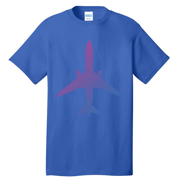 Airline Pilot Off Duty Jet Airplane Gift Tall T-Shirt