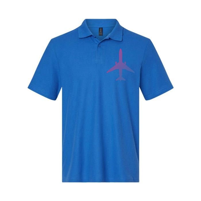 Airline Pilot Off Duty Jet Airplane Gift Softstyle Adult Sport Polo