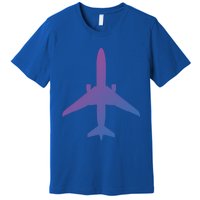 Airline Pilot Off Duty Jet Airplane Gift Premium T-Shirt