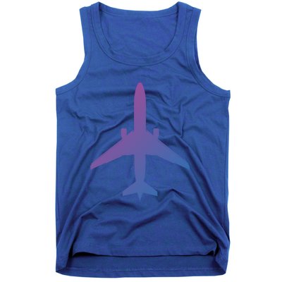 Airline Pilot Off Duty Jet Airplane Gift Tank Top