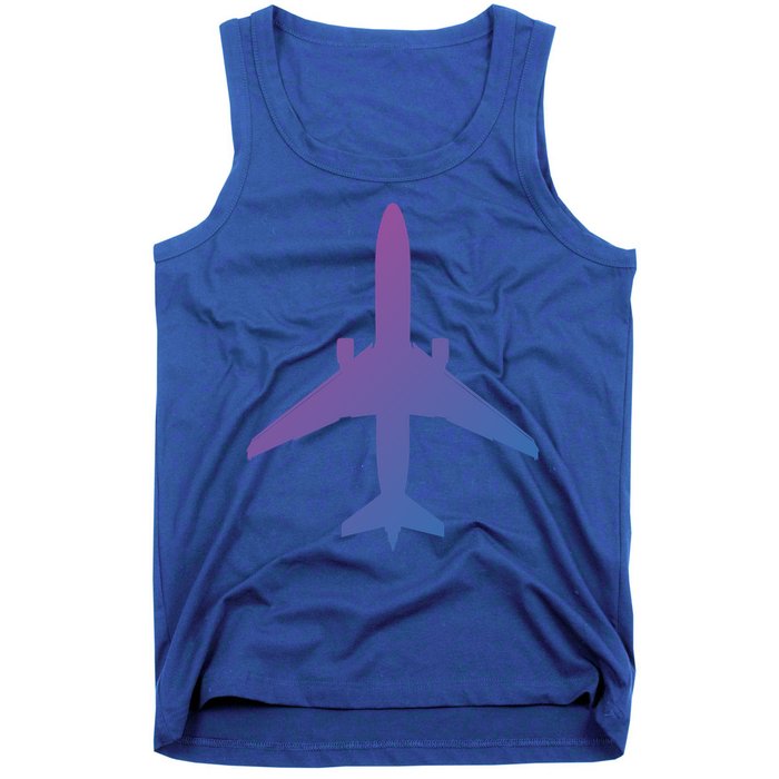 Airline Pilot Off Duty Jet Airplane Gift Tank Top