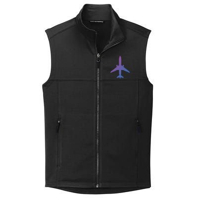 Airline Pilot Off Duty Jet Airplane Gift Collective Smooth Fleece Vest