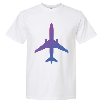 Airline Pilot Off Duty Jet Airplane Gift Garment-Dyed Heavyweight T-Shirt