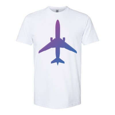 Airline Pilot Off Duty Jet Airplane Gift Softstyle CVC T-Shirt