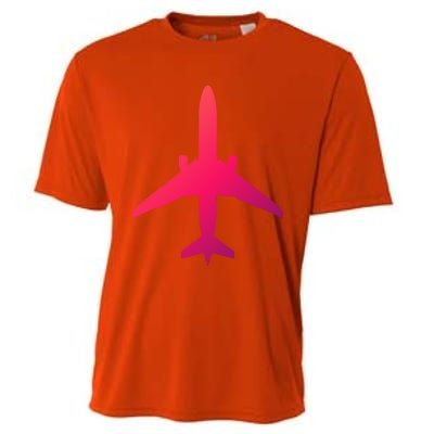 Airline Pilot Off Duty Jet Airplane Gift Cooling Performance Crew T-Shirt