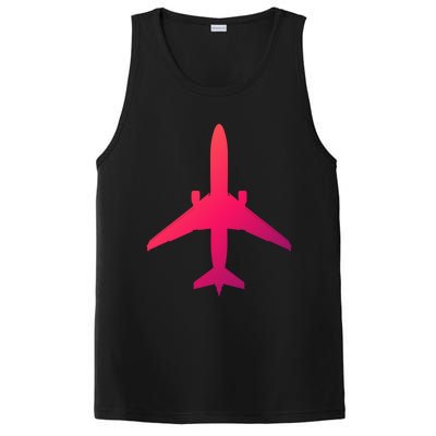 Airline Pilot Off Duty Jet Airplane Gift PosiCharge Competitor Tank