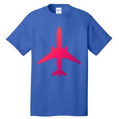 Airline Pilot Off Duty Jet Airplane Gift Tall T-Shirt