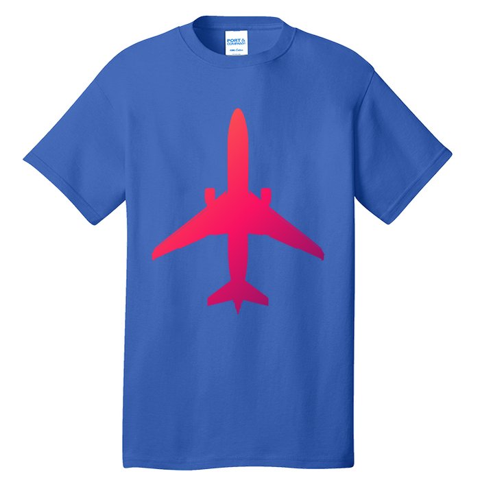 Airline Pilot Off Duty Jet Airplane Gift Tall T-Shirt