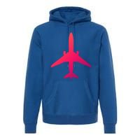 Airline Pilot Off Duty Jet Airplane Gift Premium Hoodie