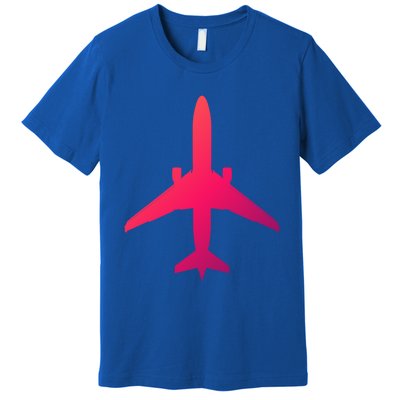 Airline Pilot Off Duty Jet Airplane Gift Premium T-Shirt