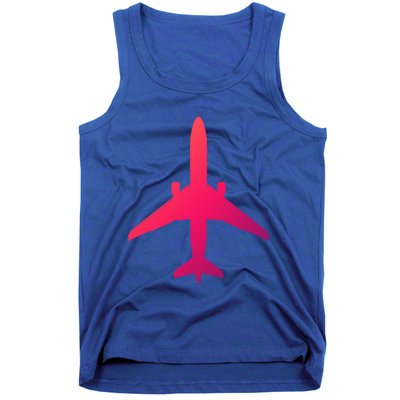 Airline Pilot Off Duty Jet Airplane Gift Tank Top