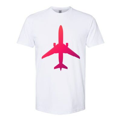 Airline Pilot Off Duty Jet Airplane Gift Softstyle CVC T-Shirt