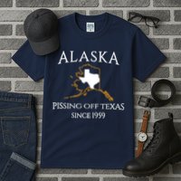 Alaska Pissing Off Texas Since 1959 Size State Tall T-Shirt