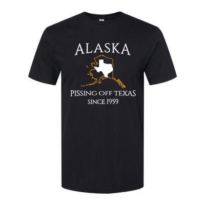 Alaska Pissing Off Texas Since 1959 Size State Softstyle® CVC T-Shirt