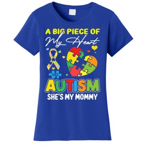 A Piece Of My Heart Has Autism My Mommy Gift Women's T-Shirt