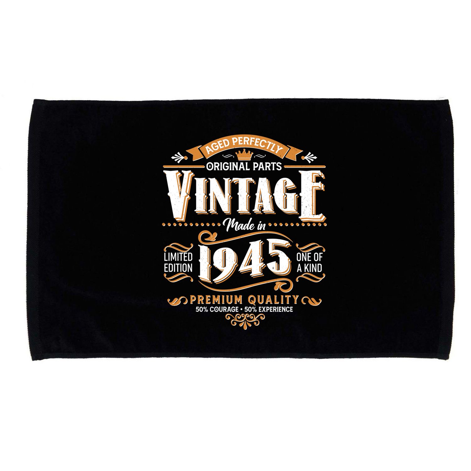 Aged Perfectly Original Parts Vintage Made In 1945 80th Birthday Microfiber Hand Towel
