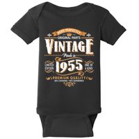 Aged Perfectly Original Parts Vintage Made In 1955 70th Birthday Baby Bodysuit