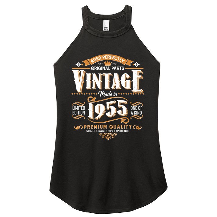 Aged Perfectly Original Parts Vintage Made In 1955 70th Birthday Women's Perfect Tri Rocker Tank