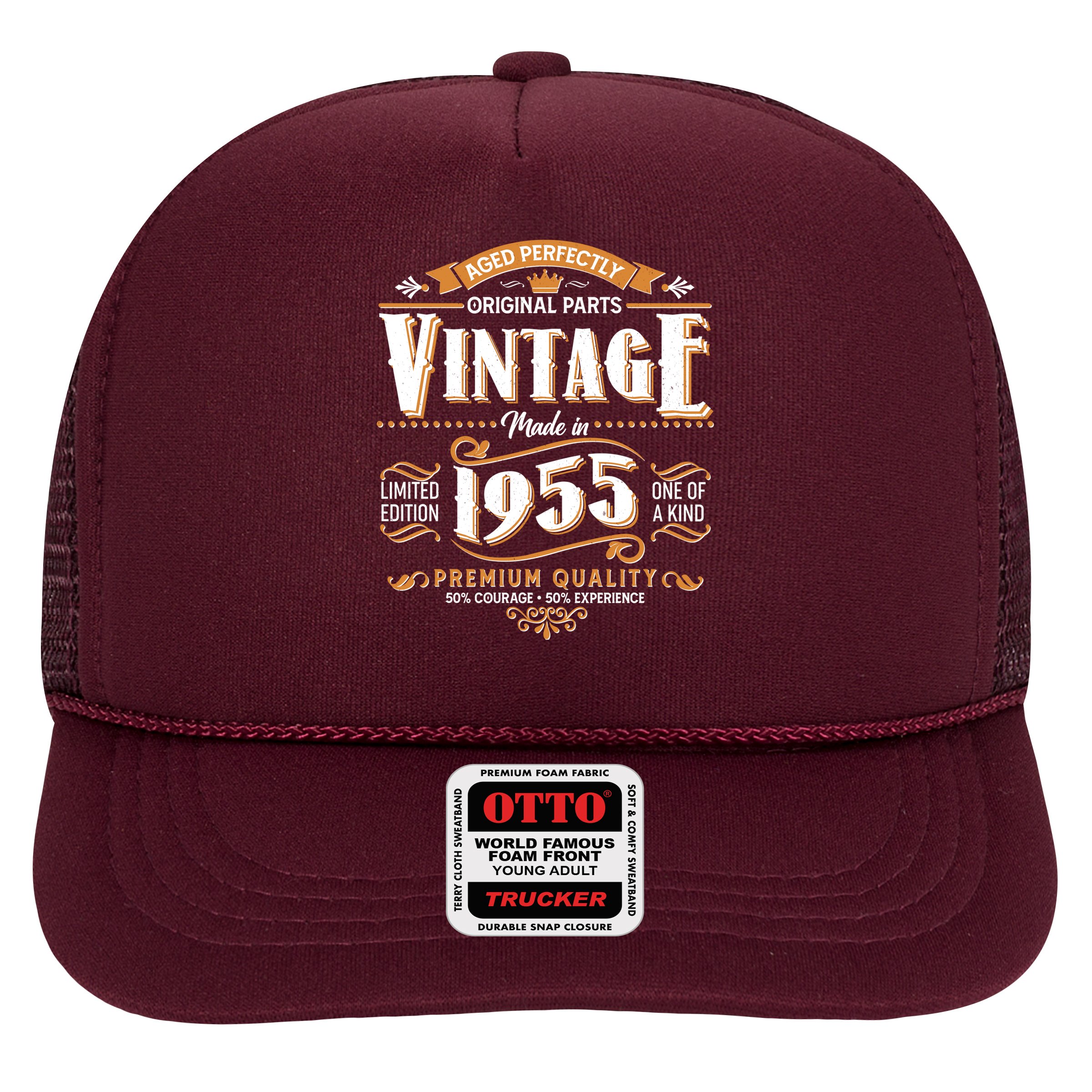 Aged Perfectly Original Parts Vintage Made In 1955 70th Birthday Hat