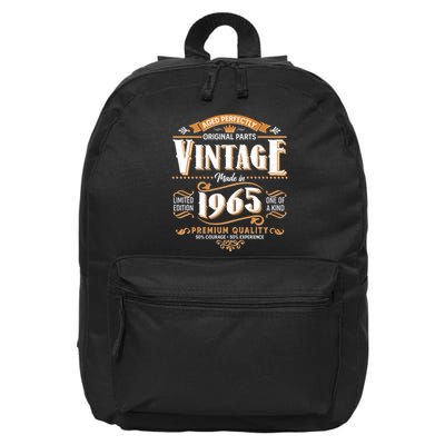 Aged Perfectly Original Parts Vintage Made In 1965 60th Birthday 16 in Basic Backpack