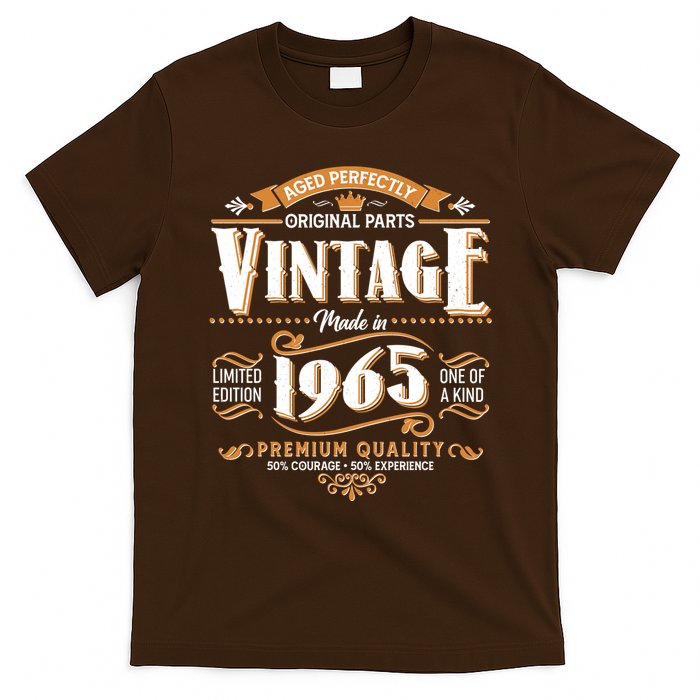 Aged Perfectly Original Parts Vintage Made In 1965 60th Birthday T-Shirt