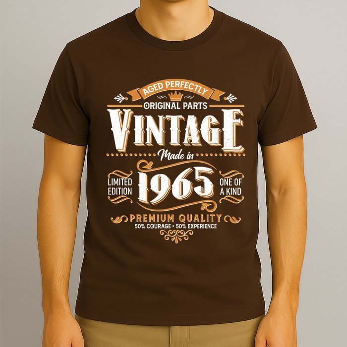 Aged Perfectly Original Parts Vintage Made In 1965 60th Birthday T-Shirt